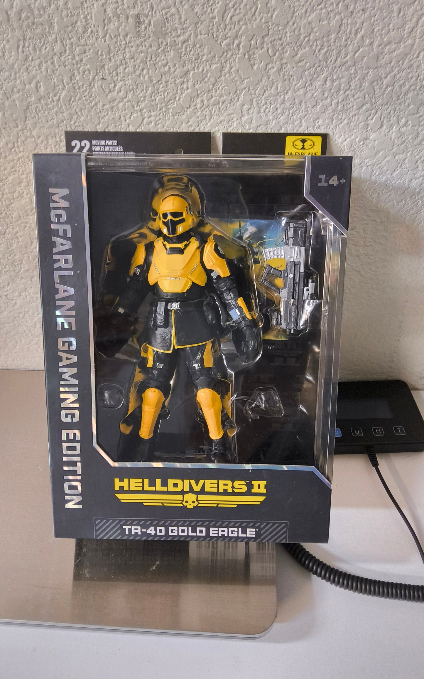 McFarlane Helldivers II TR-40 Gold Eagle 7-Inch Gaming Edition Figure