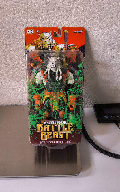 Super7 Invincible Battle Beast Blood of Emsiu Splatter Deluxe 7-Inch