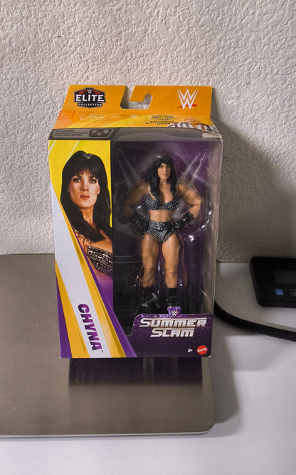 WWE Elite Collection SummerSlam Chyna Mattel action figure with Build-A-Figure part