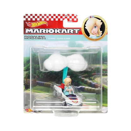 Hot Wheels Mario Kart Rosalina P-Wing + Cloud Glider Die-Cast Vehicle (Collectible)