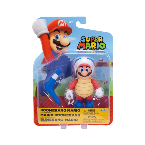 Nintendo Super Mario Boomerang Mario 4" Figure with Boomerang