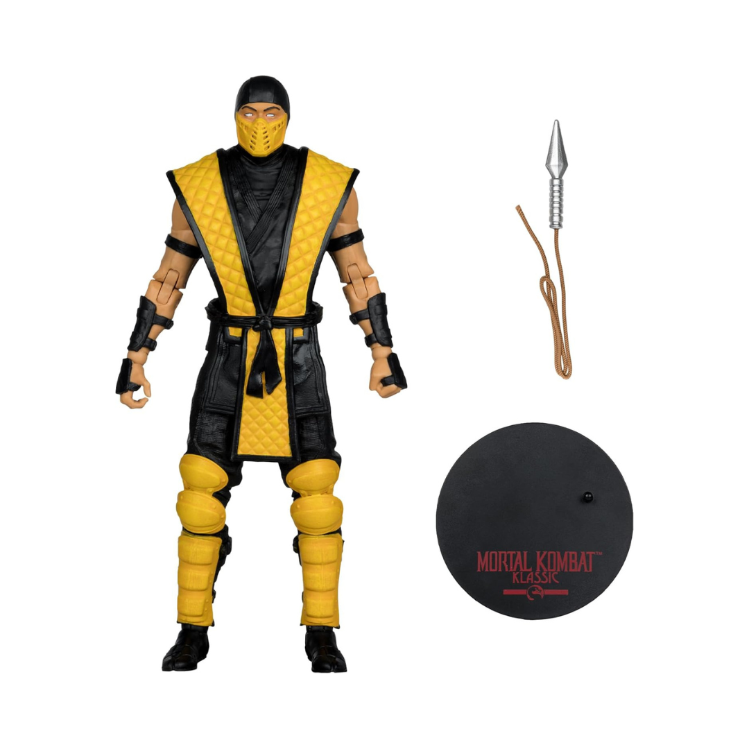McFarlane Mortal Kombat Klassic Scorpion 7-Inch Action Figure with Kunai