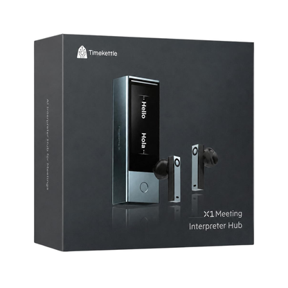 Timekettle X1 Meeting AI Translation Voice Recorder 52 Languages Subscription-Free