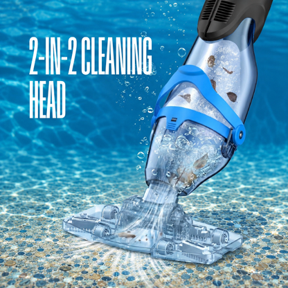 OGERY Cordless Handheld Pool Vacuum 18.5 GPM Suction, 60-Minute Runtime with Telescopic Pole for Inground and Above-Ground Pools