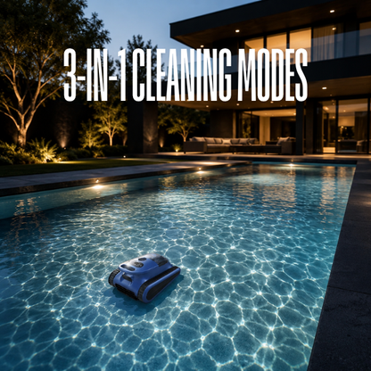 Automatic Robotic Pool Cleaner,3 in 1 Cordless Pool Vacuum for Inground Pools Floor&Wall&Waterline Cleaing up to 2150 SqFt,4800GPH Powerful Suction Robot Cleaner 180Min Battery Life,Track Drive-B0GKMYMJR8