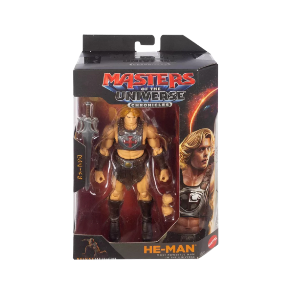 Masters of the Universe Chronicles He-Man Most Powerful Man in the Universe Deluxe Articulation Action Figure
