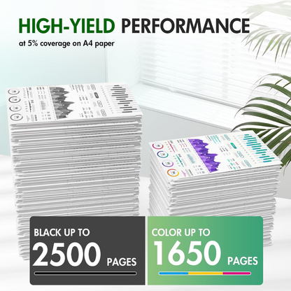 936XL Ink Cartridges 4-Pack for HP OfficeJet Pro 9125e 9120e 9130e