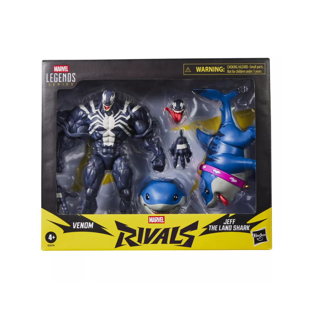 Marvel Legends Marvel Rivals Venom & Jeff the Land Shark 6 Inch Action Figure 2 Pack