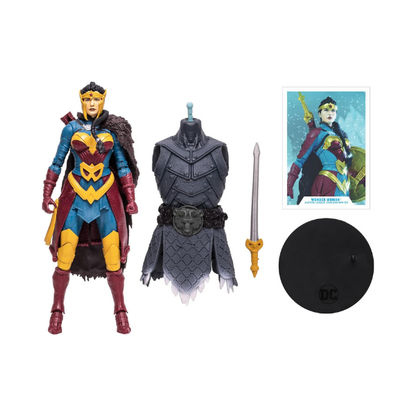 McFarlane Toys DC Multiverse Wonder Woman Endless Winter Frost King Build-A-Figure 7-Inch Action Figure
