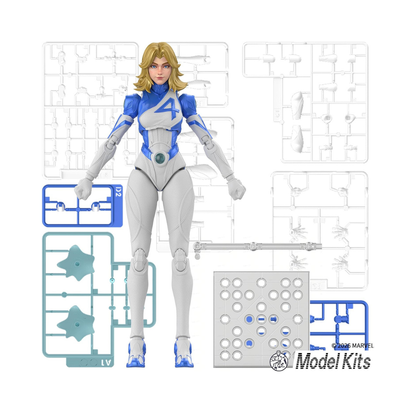 BLOKEES Marvel Rivals Invisible Woman Champion Class 80-Piece Model Kit