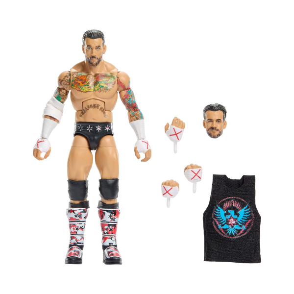 WWE Elite Top Picks CM Punk Action Figure 6-Inch Mattel JHV13