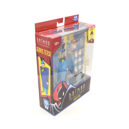 McFarlane DC Multiverse Batman The Animated Series Jervis Tetch Mad Hatter Build-A-Figure Clock King Figure 6in