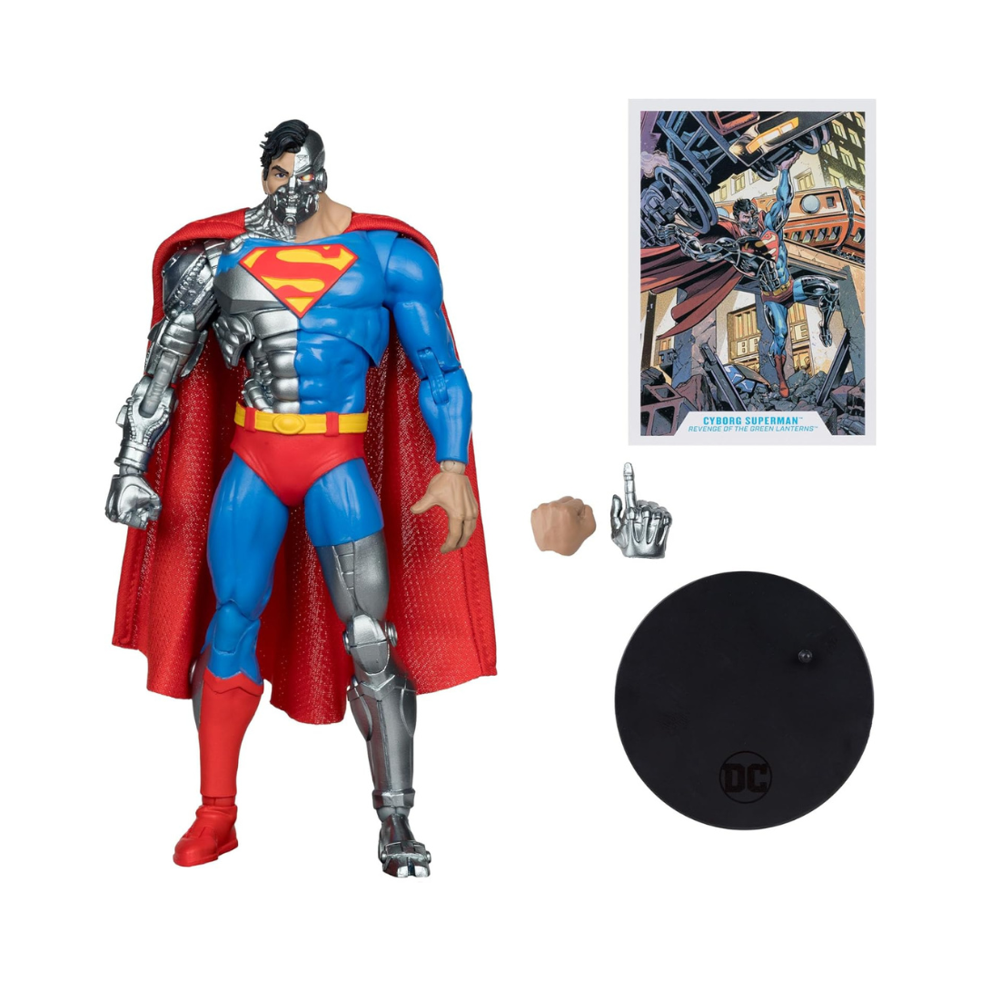 DC Multiverse Cyborg Superman (Revenge of the Green Lanterns) 7 Inch Figure
