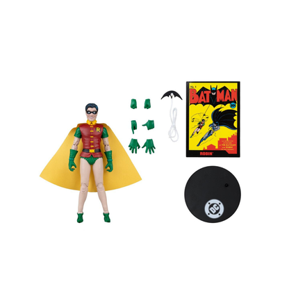 McFarlane DC Direct Robin Dick Grayson Red Platinum Batman #1 7" Figure Comic