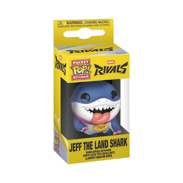 Funko Pocket Pop Keychain Marvel Rivals Jeff the Land Shark Bobblehead