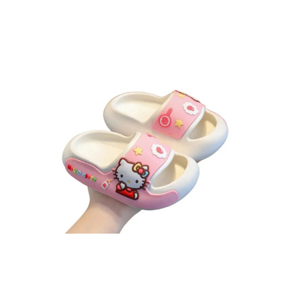 Hello Kitty Candy Cloud Slides – Soft EVA Sandals Women’s 7.5–9