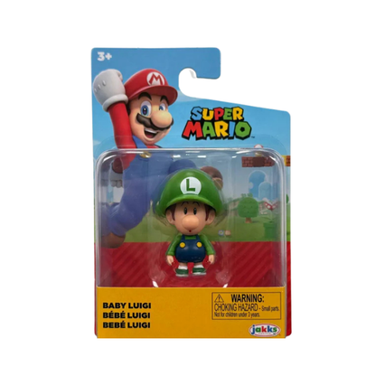 Jakks Pacific Super Mario Baby Luigi 2.5” Action Figure – World of Nintendo