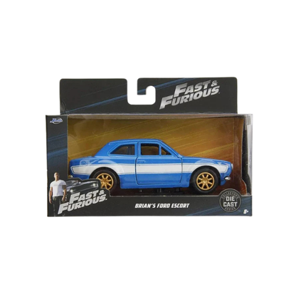Jada Toys Fast & Furious Brian’s Ford Escort 1:32 Diecast – Light Blue