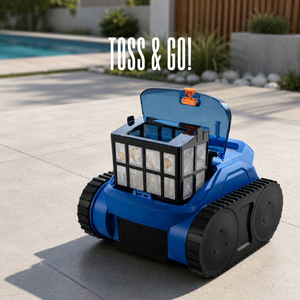 Cordless Robotic Pool Cleaner, Automatic Robotic Pool Vacuum for Inground Pools, Spa Pool Robot Cleaning up to 2150 Sq.ft for Floor, Wall Climbing, Waterline, 4800GPH Suction, 180min Battery Life