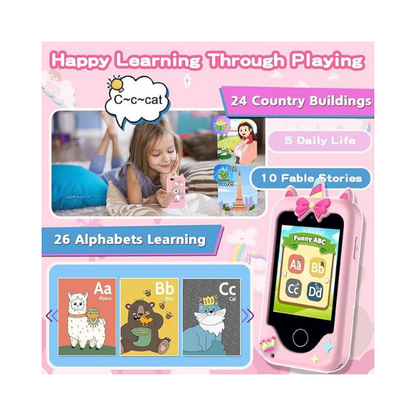 Kids Smart Toy Phone – 2.8” Touchscreen, Dual Cameras, Games & Music