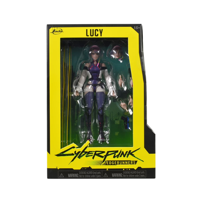 Lucy 6" Moveable Figure with Accessories and Alternate Head and Hands "Cyberpunk: Edgerunners" (2022) TV Series Model by Jada