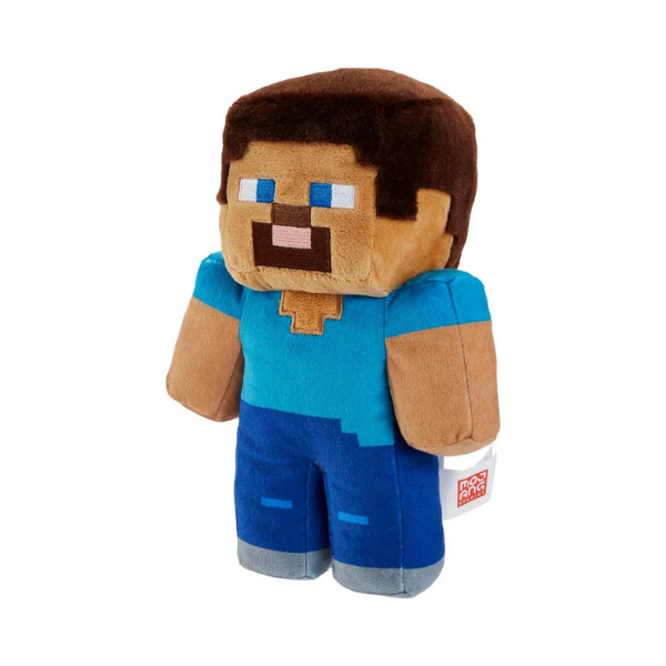 Mattel Minecraft Steve 8-Inch Plush Toy – Soft Collectible for Kids 3+