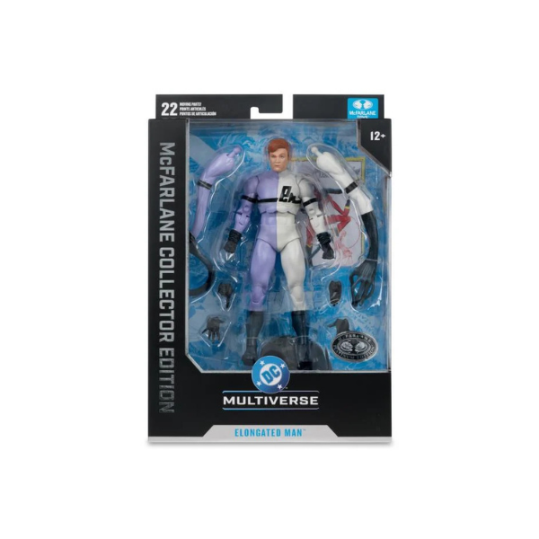 McFarlane DC Multiverse Elongated Man Platinum Edition #50 Collector Edition 7” Action Figure Rare Variant (Purple & White Outfit)