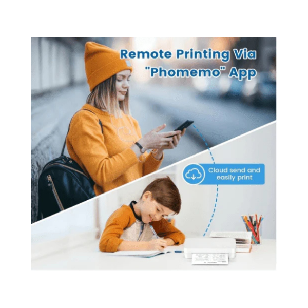 Impressora térmica WiFi Ponek - S821 para uso doméstico e comercial