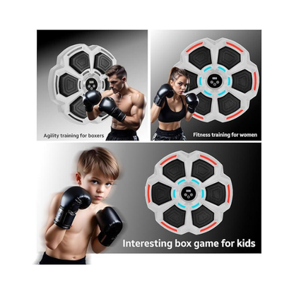 PHYLOKS Musical Boxing Machine – Wall-Mounted Boxing Trainer with Gloves