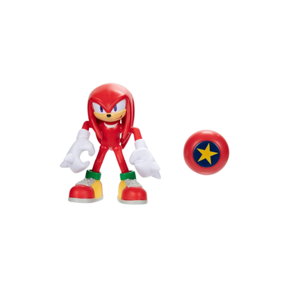 Sonic the Hedgehog Knuckles 4" Action Figure with Star Spring – Jakks Pacific