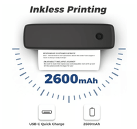 Kebredi Portable Thermal Printer - Inkless Bluetooth Wireless Printing