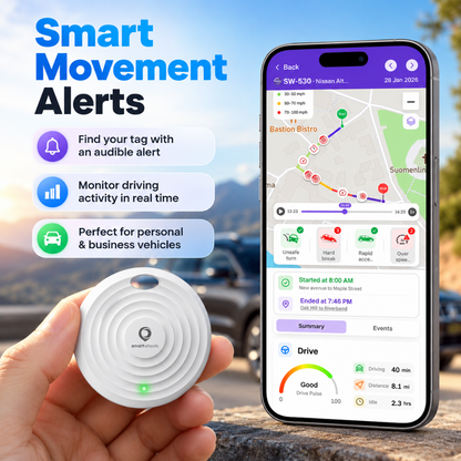SmartWheels GPS Tag vehicle tracking device, product gallery image 3 of 5