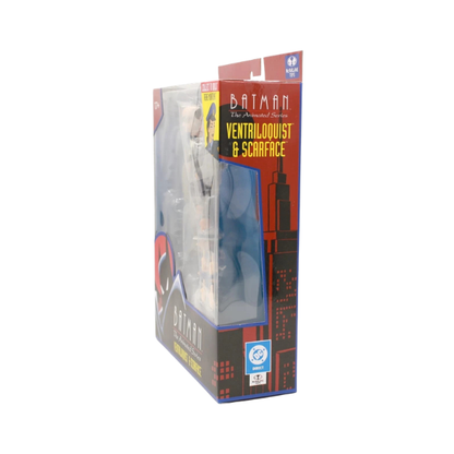 McFarlane Toys DC Direct Batman The Animated Series Ventriloquist & Scarface Build-A Wave 6 Action Figure Set