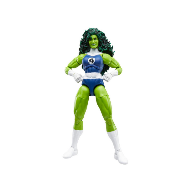 Marvel Legends Fantastic Four Retro Collection She-Hulk 6-Inch Action Figure with Accessories