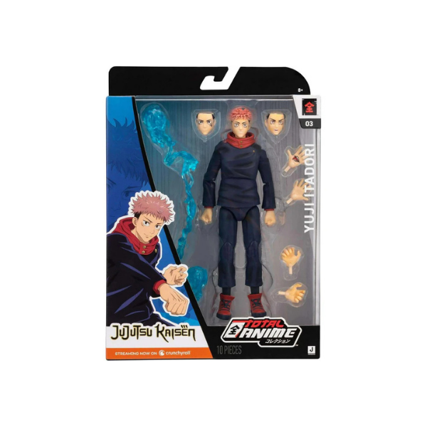 Total Anime Jujutsu Kaisen Yuji Itadori Action Figure – 6.5" Poseable
