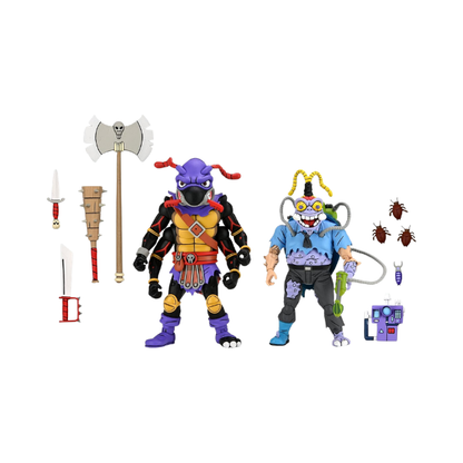 NECA Teenage Mutant Ninja Turtles Antrax & Scumbug 7-Inch Action Figure 2-Pack TMNT