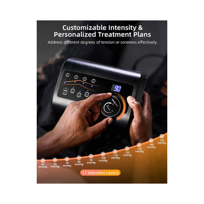 SHINE WELL Leg Recovery System – Air Compression Massager, 11 Intensities