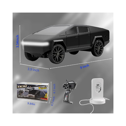 1/24 Scale RC Pickup Truck, 2.4GHz Remote Control Car with Toy EV Charger, Built-in Rechargeable Battery