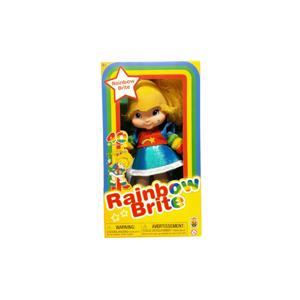 Boneco de pelúcia Rainbow Brite 12" 40º aniversário, coleção Loyal Subjects