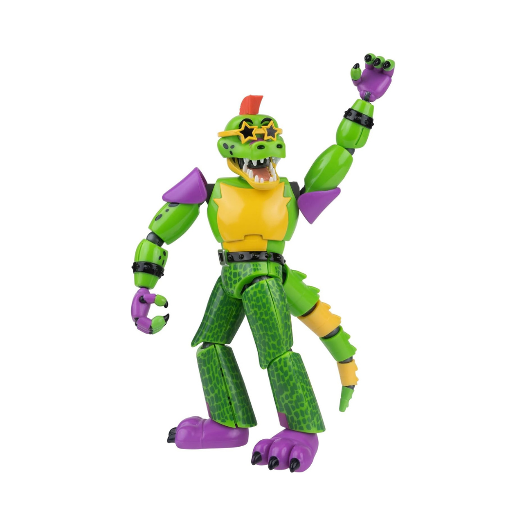 Five Nights at Freddy’s Endo Series Montgomery Gator and Shattered Montgomery Gator Jazwares collector figure