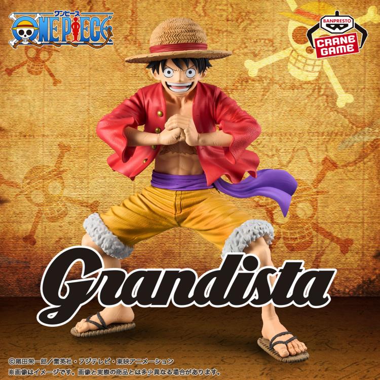 One Piece Grandista Monkey D. Luffy Figure 8.3" Bandai Namco