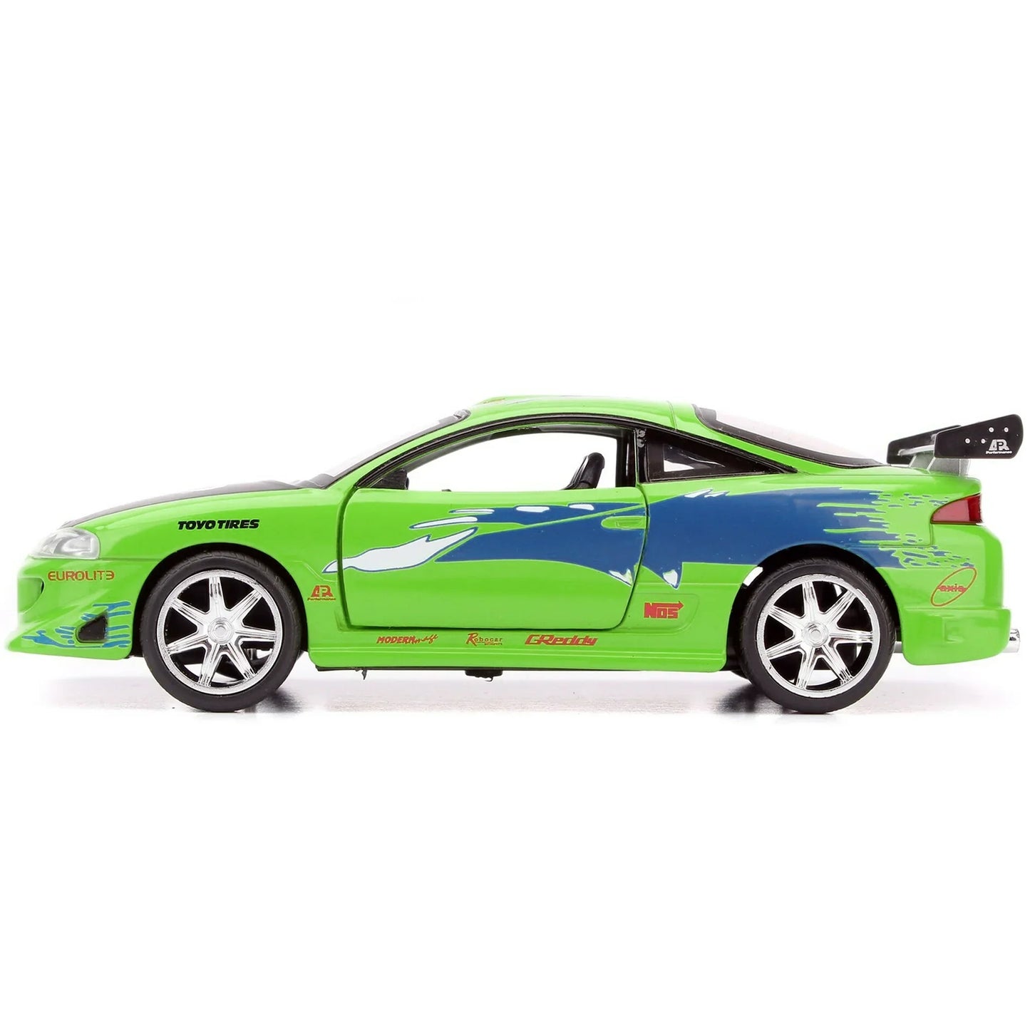 Jada 1/32 Scale Brian’s Mitsubishi Lancer Evolution VII Diecast Car – Green