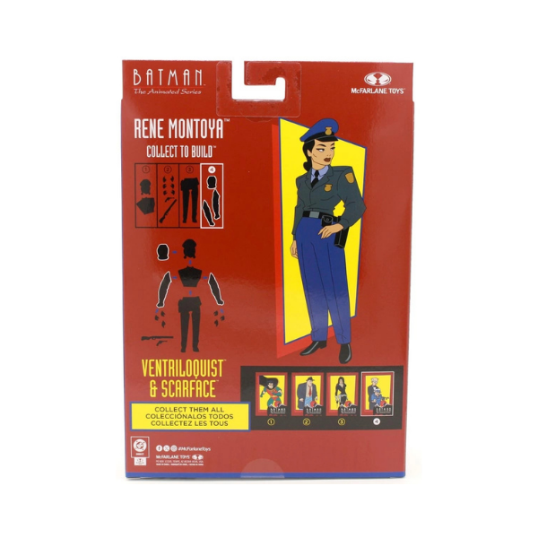 McFarlane Toys DC Direct Batman The Animated Series Ventriloquist & Scarface Build-A Wave 6 Action Figure Set