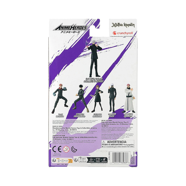 Jujutsu Kaisen Gojo Satoru Hollow Purple Anime Heroes Action Figure