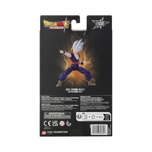 Dragon Ball Super Dragon Stars – Figura de 6,5" da Besta Son Gohan (Super-herói)