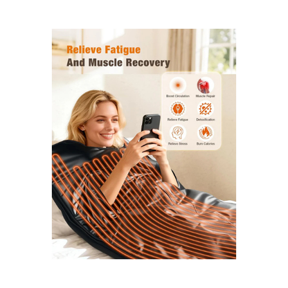 Noerishia Infrared Sauna Blanket with Remote Control & Carry Bag