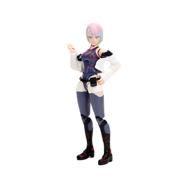 Lucy 6" Moveable Figure with Accessories and Alternate Head and Hands "Cyberpunk: Edgerunners" (2022) TV Series Model by Jada