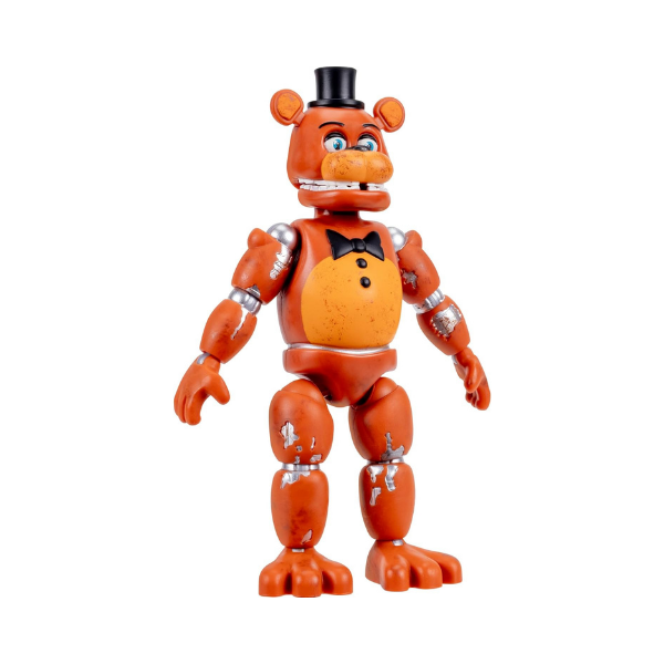 Five Nights at Freddy’s Withered Freddy - 5-Inch Articulated Figure with Jumpscare Feature and Glow-in-The-Dark Eyes