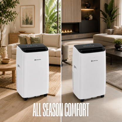 Comfort Zone Smart Portable Air Conditioner 14,000 BTU with Heat, WiFi, Dehumidifier, Fan, Remote and Sleep Mode