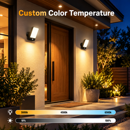 FabStyl Rechargeable Motion Sensor Outdoor Light, 10000mAh, 3 Modes